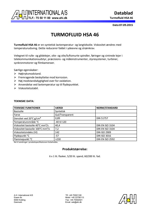 

Turmofluid HSA 46

